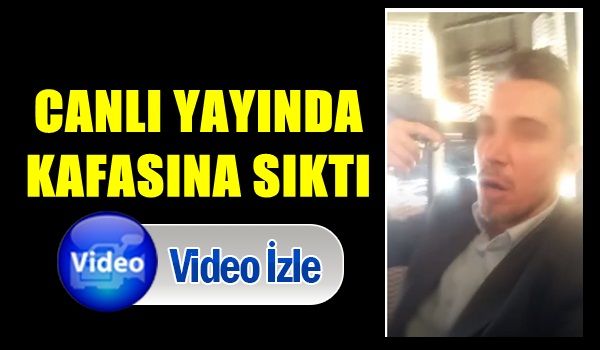 canlı yayında kafasına sıktı