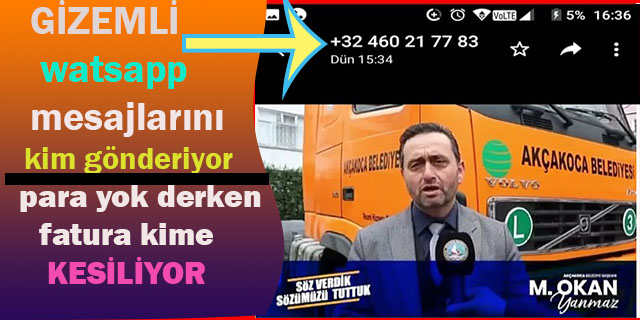 Extradan Gönderilen Whatsapp Mesajları İçin Belediye Kime Para Ödüyor (KİM BUNLAR )