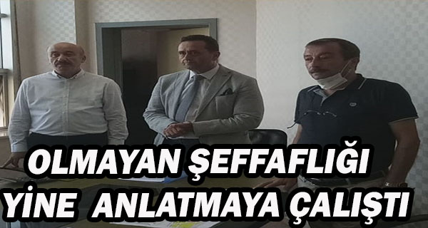 bir canlı yayın öncesi yine okan Başkan Konuştı(ŞEFFAFLIKTAN BAHSETTİ)