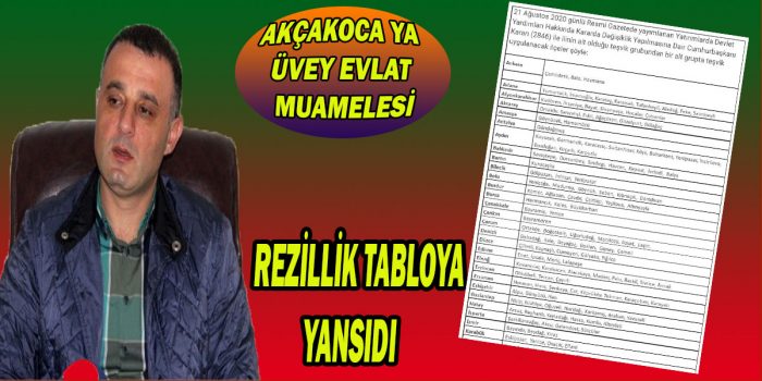 sözde akçakoca’lı baba yiğitlere seslendi(NERDESİNİZ)
