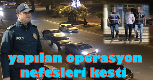 aksiyon filmlerini aratmayan operasyon Akçakoca da gerçekleşti