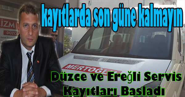 Mertoğlu Yine Düzce ve Ereğli Yollarında Öğrenci Taşımaya Devam