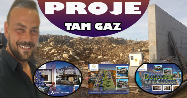 13 Adet Villa Proje’si Tam Gaz Devam Ediyor