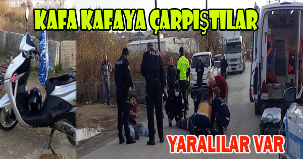 eski cezaevi kavşağında kafa kafaya girdiler