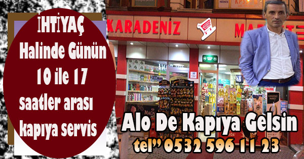 Karadeniz market kurumsal marketlerle yarışıyor