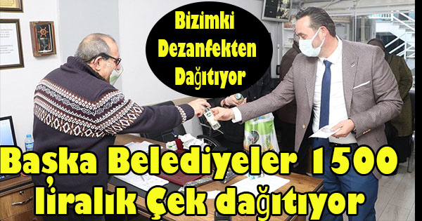 artık vatandaşa dezanfekten deyince midesi bulanıyor