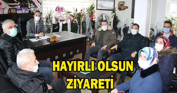 ilk ziyaret İktidarın İlçe Başkanın dan geldi