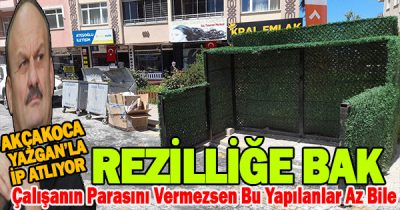 Çalışanlarla esnaf arasında gerginlik yaşandı