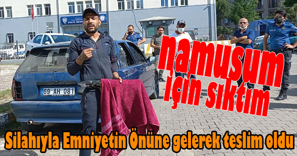 Vurduğu zanlı Namusuna küfürler etmiş