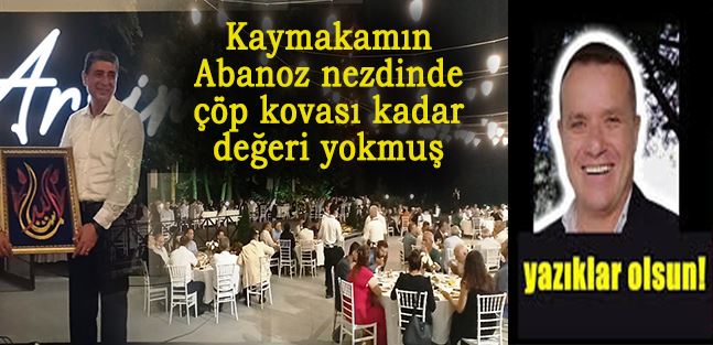 CHP, KAYMAKAMIN VEDA YEMEĞİNE KATILMADI