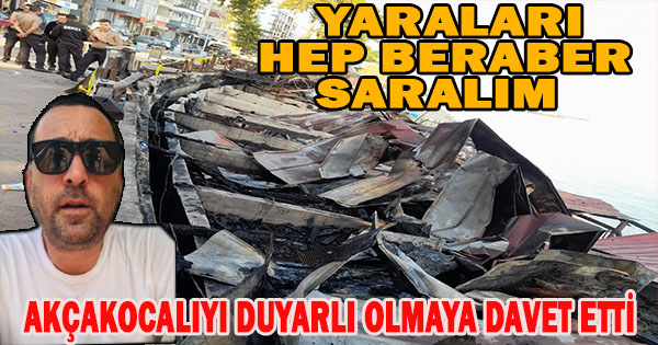 yanan mekanlar için yardım kampanyası başlattı