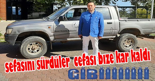 LASTİKLER BİLE BİTİK BÖYLE HEDİYEMİ OLUR