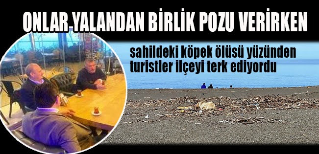 BELEDİYENİN MEKANINDAN POZ VERMEK İYİ DE ÇÖPLÜKLER KUMSALA KADAR TAŞTI NE OLACAK