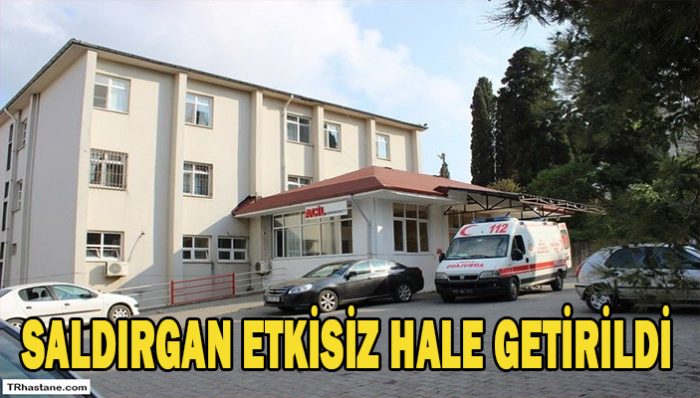 sağlık personeline saldırdı