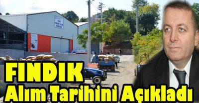 TMO FINDIK ALIMI İÇİN TARİH VERDİ