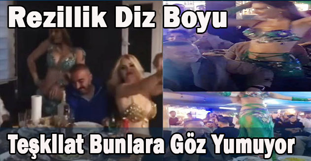 AK Parti İlçe başkanlarının  Dansöz Oynatması moda oldu