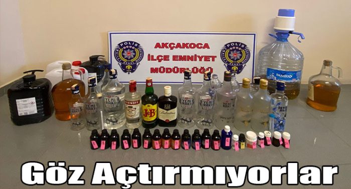 Sahte Alkol Üreten Kişiye Operasyon yapıldı