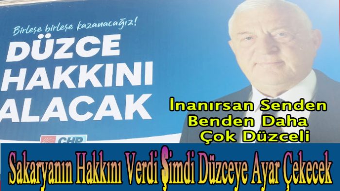 ”İTHAL Vekil” Kimsenin haberi yok ama kendisi 5 Senedir Düzcenin Köylerini gezerek Hazırlık yapıyormuş