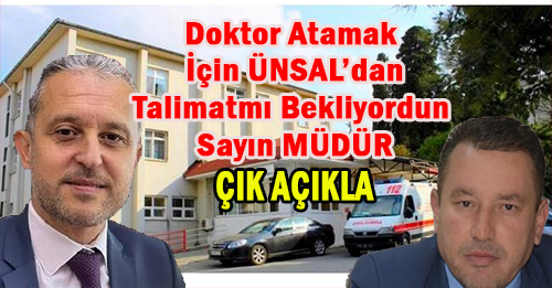 Akçakoca 8 Aydır Haykırıyor Doktor Yok Diye