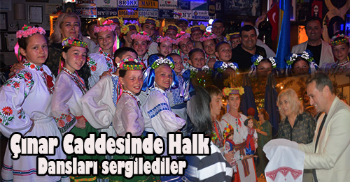 UKRAYNA HALK OYUNLARI GÖSTERİSİ İLGİYLE İZLENDİ