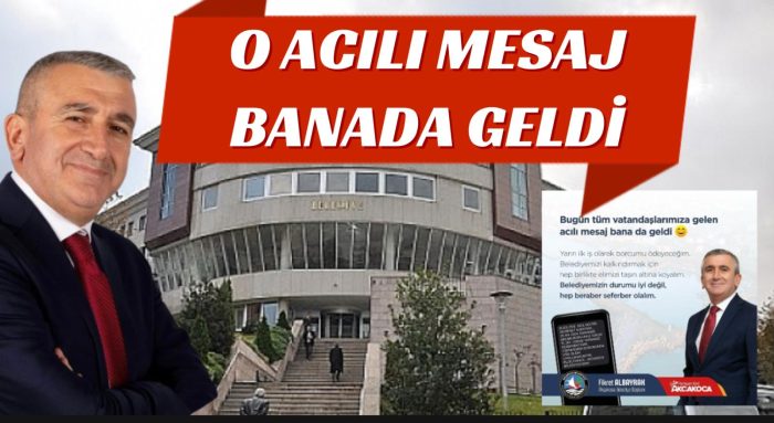 Akçakoca Belediye Başkanı Fikret Albayrak, Vatandaşları Borç Ödemeye Davet Etti