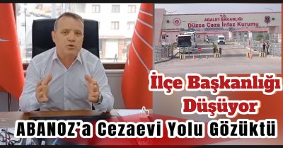 Akçakoca CHP İlçe Başkanı Tuğrul Abanoz’un 6 Mayısta Görevi Düşebilir: İşte Gelişmeler