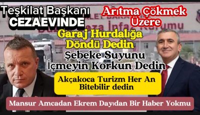 Daha İlk Ayını Doldurmadan Kaftanı Akçakoca Halkına giydirdi Ekonomik Çıkmazda Olan Akçakoca Halkına Fedakarlık Yapacaksınız dedi