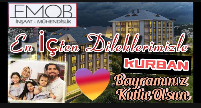 Emob İnşaat Mühendislik, yaklaşan Kurban Bayramı öncesinde hemşehrilerine yönelik samimi bir bayram mesajı yayınladı.