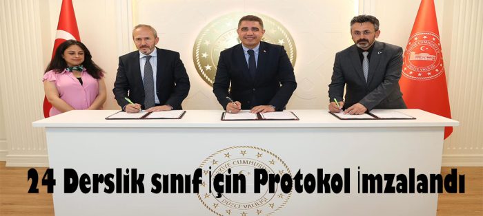 Hayır sever İş insanıyla Protokol İmzalandı