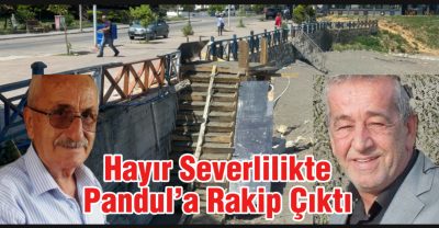 Akçakoca’da yeni bir hayırsever doğdu yapmış olduğu üç merdivenle hayırsever Kadir Pandula rakip oldu