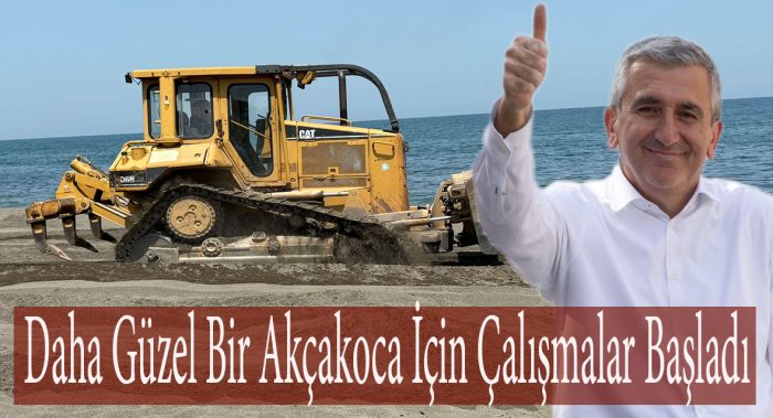 Akçakoca Sahillerinde Bayram Öncesi Temizlik Çalışmaları Hız Kesmiyor