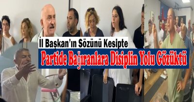 Sen misin bağıran Hadi disipline