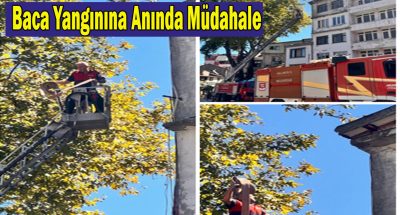 Akçakoca’da Baca Yangınına İtfaiyeden Hızlı Müdahale*