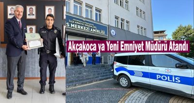 Başarılı İsim Akçakoca Emniyet Müdürü olarak Atandı