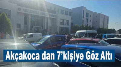 Başta Tefecilik Ve nitelikli Dolandırıcılıktan 7 Göz altı daha