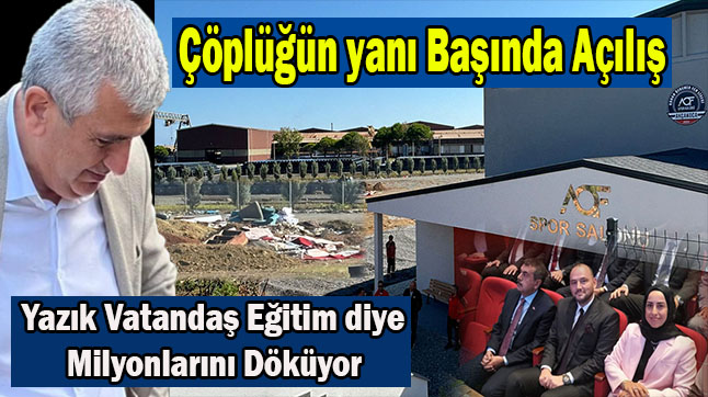Koca Milli Eğitim Bakanı Çöpün Hemen Yanı Başında Açılış Yaptı