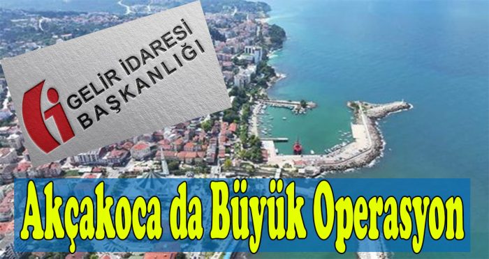 50’ye yakın Vergi Müfettişi Akçakoca Sokaklarında