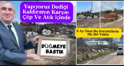 Albayrak Yol yüzüne üniversite öğrencilere kayıtlarını başka tarafa aldırıyor derken esas sorunu üniversite yolu güzergahı çöp alanına dönmesi