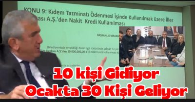 Albayrak Yandaşına verdiği sözü tutuyor belediye on kişiyle yollarını ayırıyor