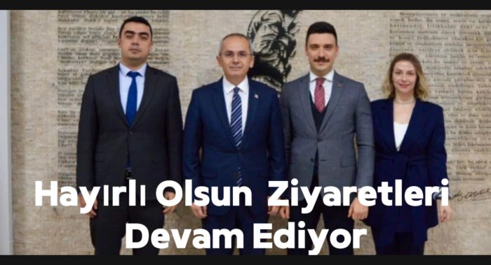 Akçakoca Cumhuriyet savcıları ve hakimi Kaymakam Pişkin’e hayırlı olsun ziyareti gerçekleştirdiler