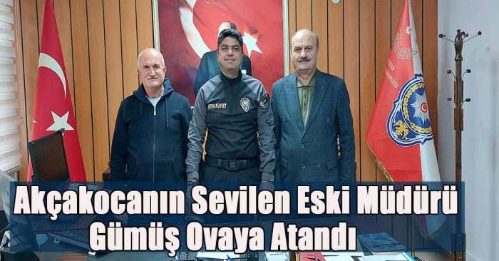 Fatih Ünsal Gümüşova Emniyet Müdürü Oldu
