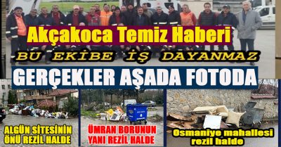 Vatandaş Haykırıyor Resim Çektiresiye Kadar Akçakocayı Temizleyin Pisliğin içinde yaşıyoruz