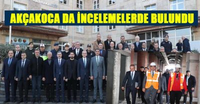 – Düzce Valisi Selçuk Aslan, Akçakoca ilçesinde bir dizi ziyaret ve incelemelerde bulundu.