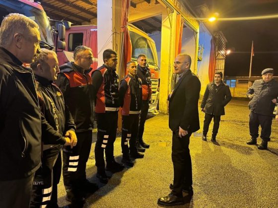 Akçakoca Kaymakamı Deniz Pişkin’den Yeni Yıl Ziyaretleri