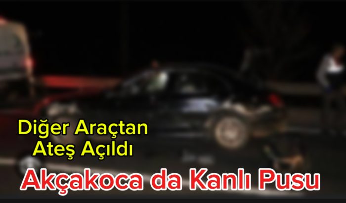 Tepe köy Kavşağı’nda seyir halindeki bir araçtan diğer Araca ateş açıldı