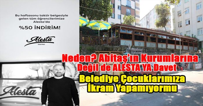 kendi işletmesini ön plana çıkararak belediye iştiraki olan Abı Taş’ı geri plana attığı gözüküyor