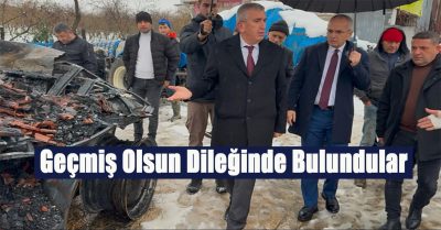 YANGIN YERİNDE İNCELEME YAPTILAR