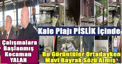 Akçakoca Belediyesi’nden Mavi Bayrak Sözü, Kale Plajı’nda Durum İçler Acısı