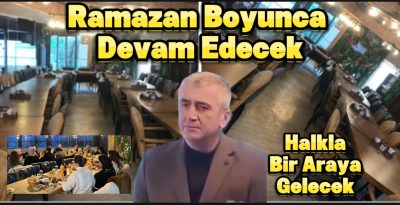 Başkan Fikret Albayrak Ramazan Boyunca Halkla Buluşacak