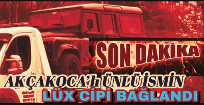 FETÖ Davalarıyla Gündeme Gelen Akçakocalı İş İnsanın Aracı Trafik Uygulamasında Bağlandı